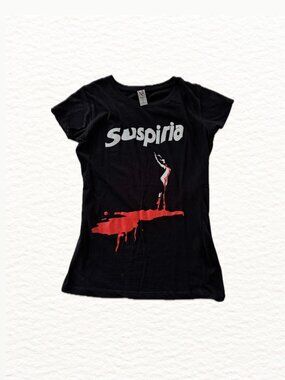 SUSPIRIA - Logo Tee Black / White / Red - Women's Size S